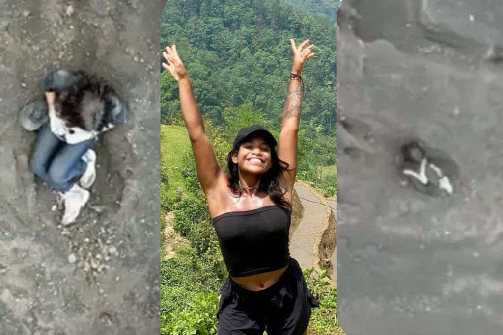 Brazilian Backpacker’s Close Call With Death in Indonesian Volcano Goes Viral on Drone Footage