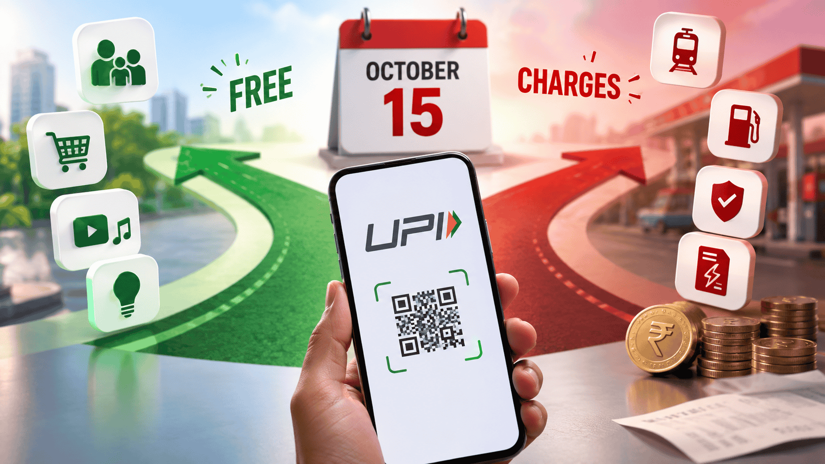 UPI Charges Starting October 15: Who Will Pay and Who Won’t?